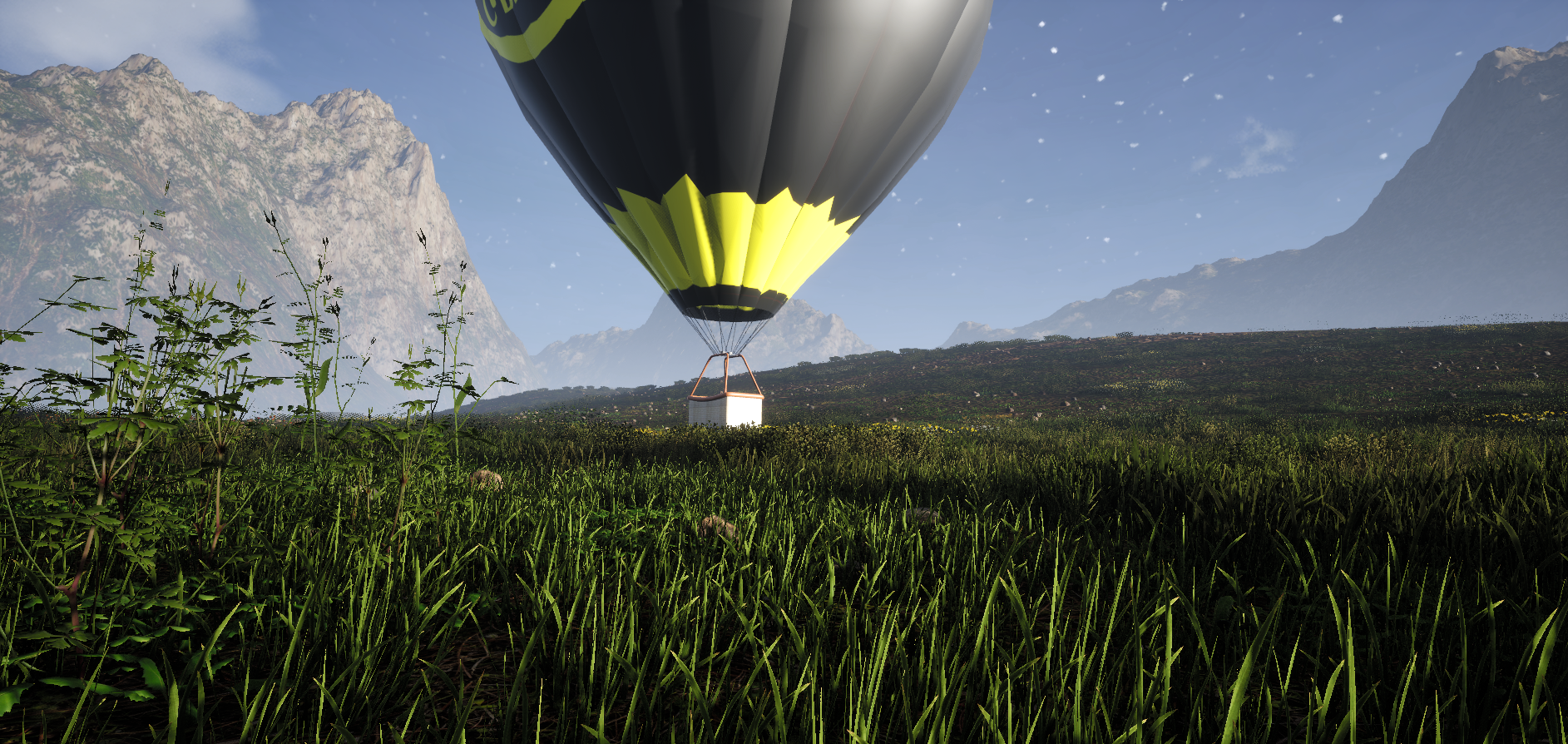 Acrophobia simulation — high-rise environment